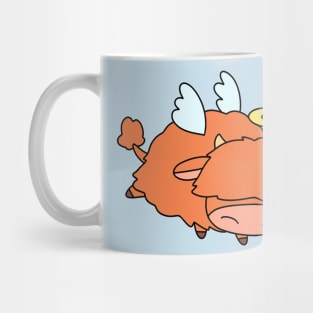 Angel Highland Cow Mug